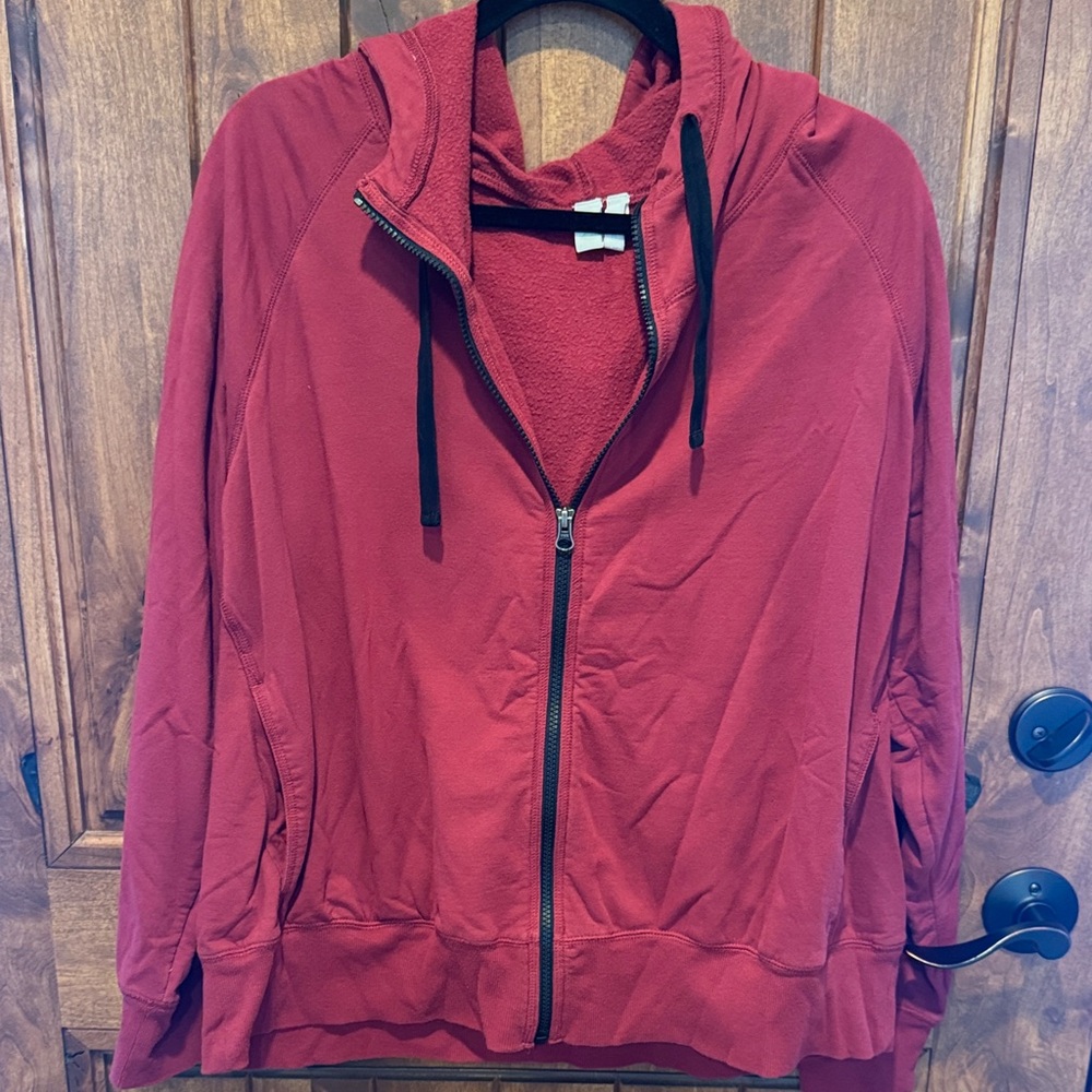 Zella Women's Cherry Red Zip-Up Jacket